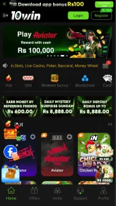 10win game main interface