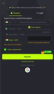 8jjbet game Registration Process