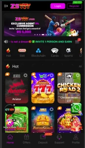 zs777 game main interface screenshot