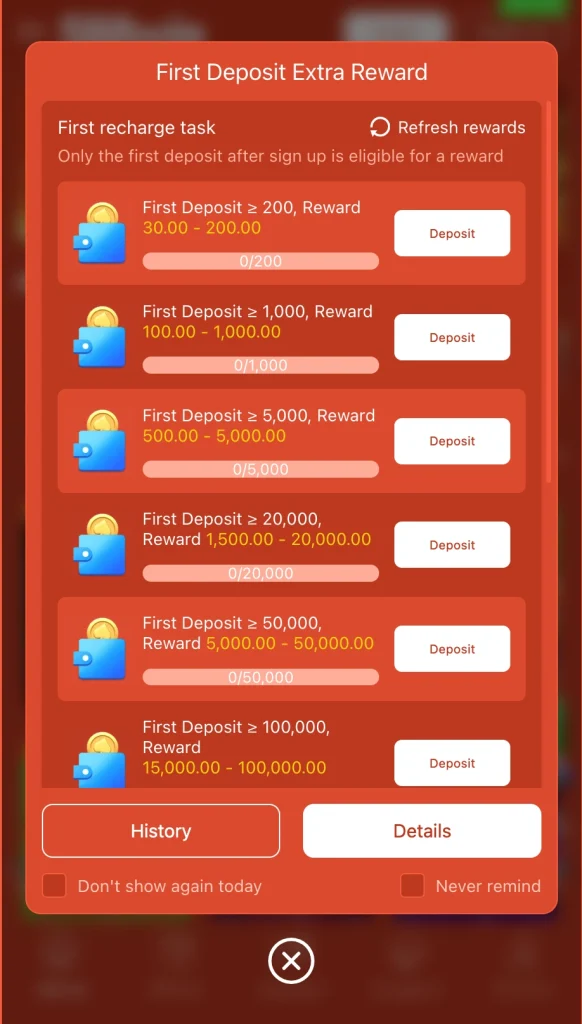 Bonuses and Rewards on 588Win Game