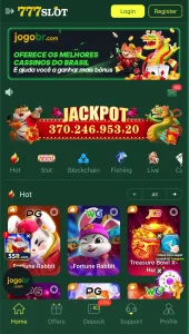 777slots game interface screenshot