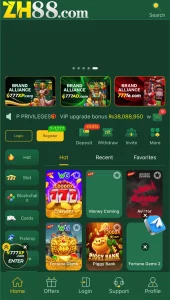 zh88 game interface